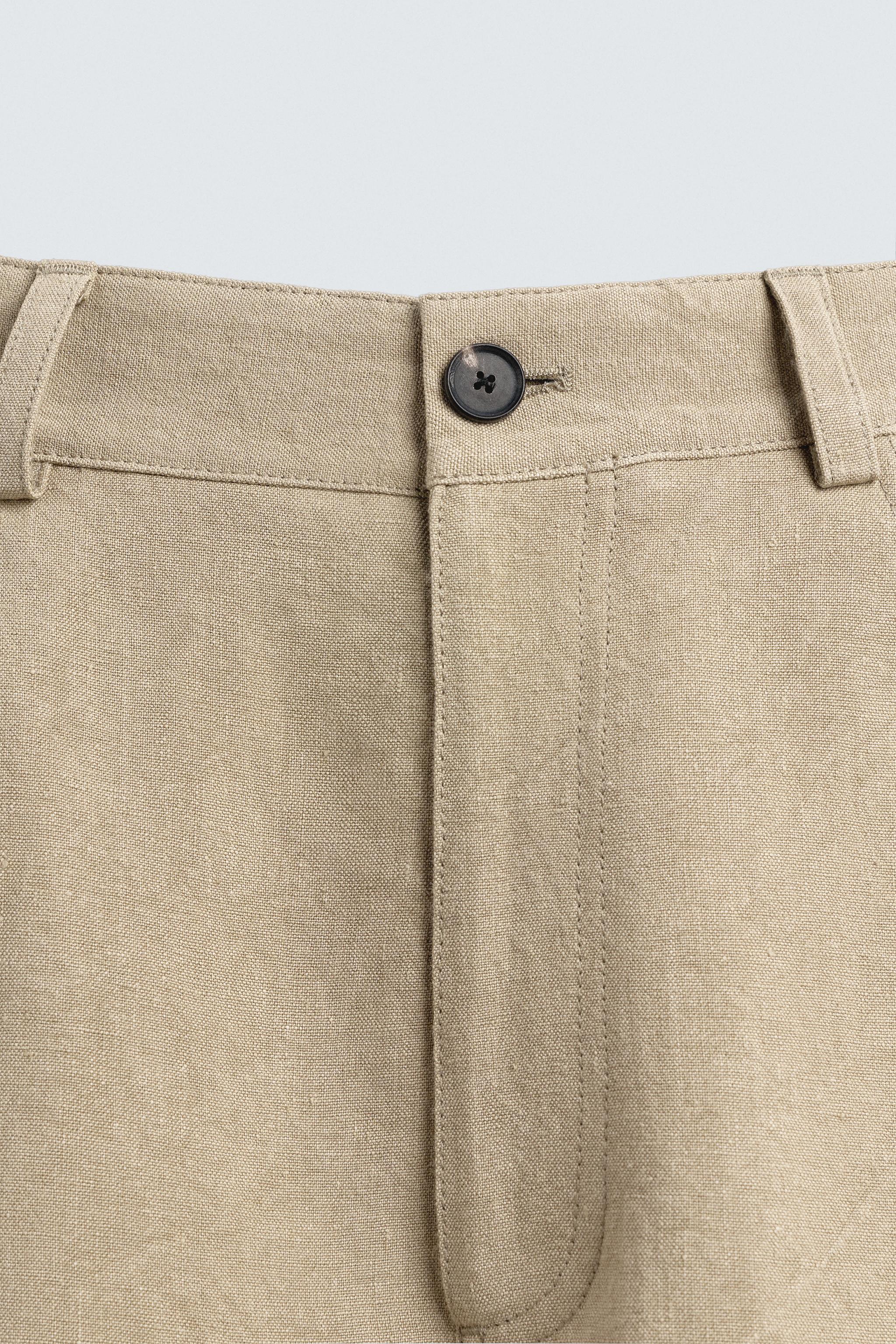 100% LINEN BALLOON FIT PANTS